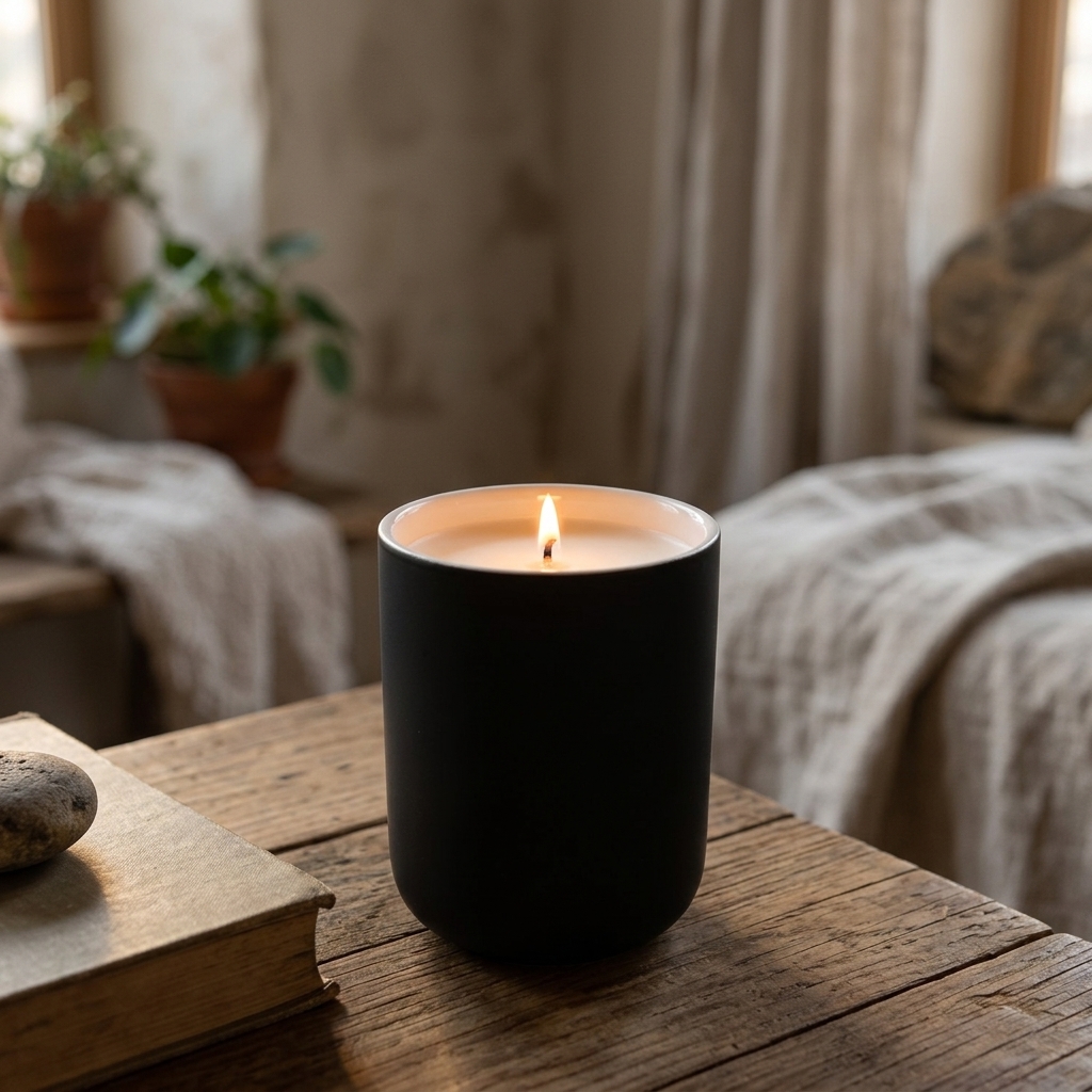 Basil Element in Black Dream, lit